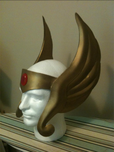 The finished headpiece